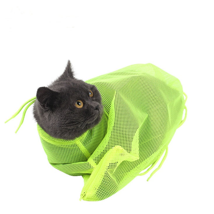 Soft Cat Grooming Shower Mesh Bags