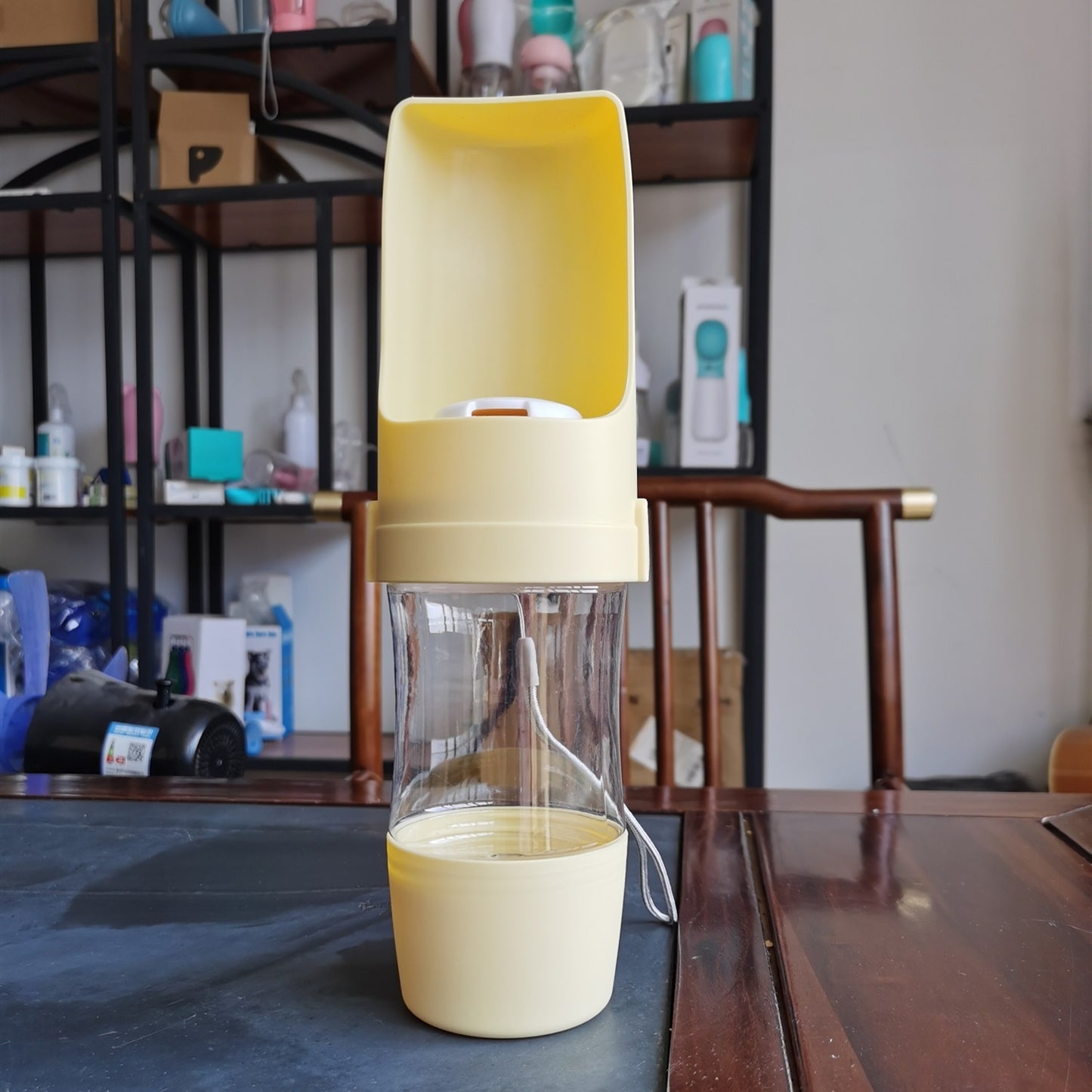 2 In 1 Travel Pet Feeder Water Bottle