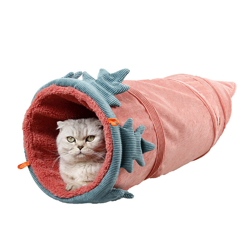 Creative Fruit Funny Pet Cat Tunnel Toy