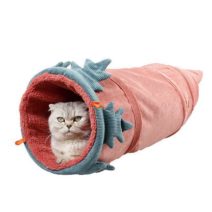 Creative Fruit Funny Pet Cat Tunnel Toy
