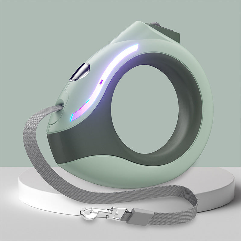 LED Automatic Retractable Leash Tow Rope