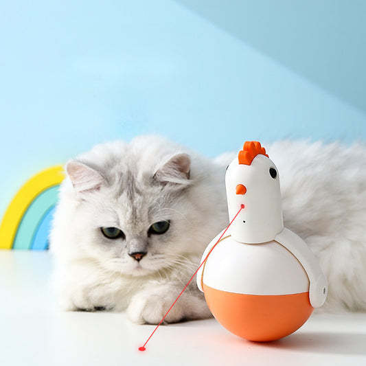 Electric Cat Chicken Laser Sound Toy