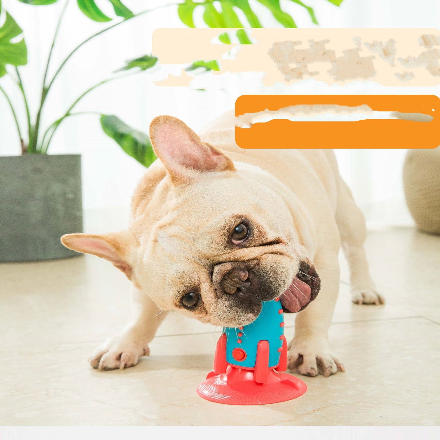 Leaking Food Bite-Resistant Rocket Toy